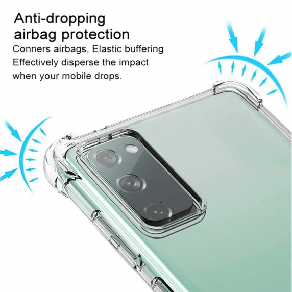 Bild på Stöttåligt Skal Samsung Galaxy S20 FE - Transparent