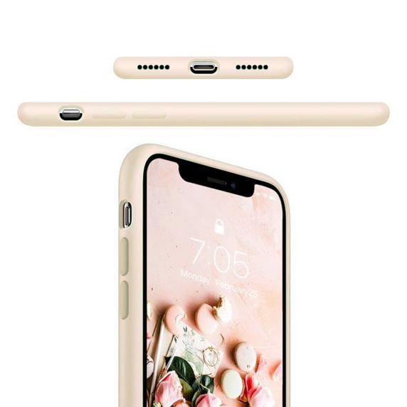 bild på iPhone X/XS Case - Silicone Rvelon Beige