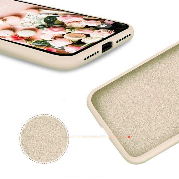 bild på iPhone X/XS Case - Silicone Rvelon Beige