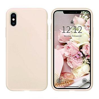 bild på iPhone X/XS Case - Silicone Rvelon Beige