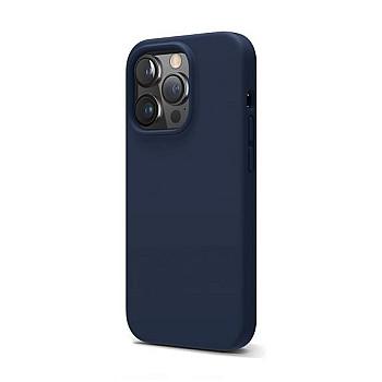 bild på Silicone Case iPhone 14 Pro Max Midnight Blue