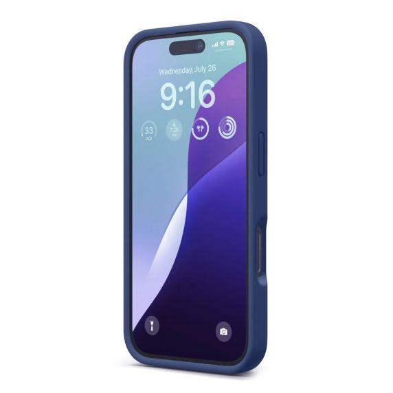 Kuva:  iPhone 16 -puhelimen silikonikuori Rvelon - Sininen