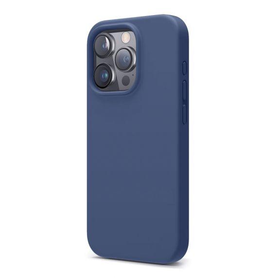 Kuva:  iPhone 16 Pro Max -puhelimen silikonisuojakuori Rvelon - Sininen