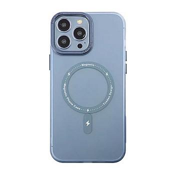 bild på iPhone 13 Pro Max Mobilskal med MagSafe - Frostat Blå