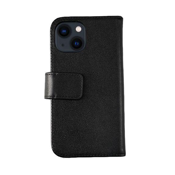 Bild på iPhone 13 Mini Plånboksfodral Läder Rvelon - Svart