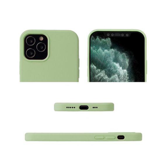 bild på Mobilskal Silikon iPhone 13 Pro - Grön