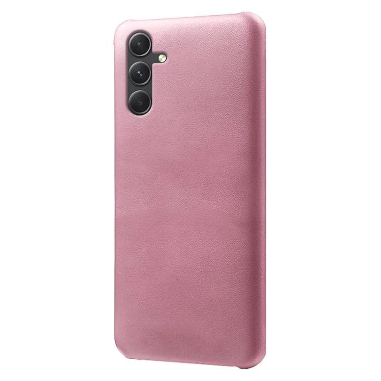 Bild på Rosa läderskydd Samsung Galaxy A55 5G