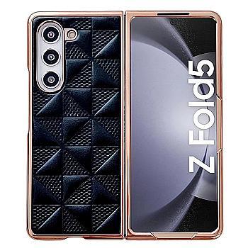 bild på Samsung Galaxy Z Fold5 5G PU-läderfodral - Svart