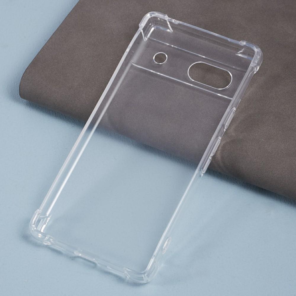 Bild på Google Pixel 7a Skal Transparent Hörnskydd TPU