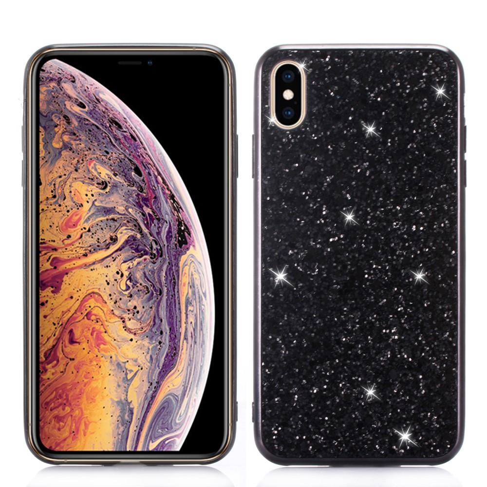 bild på Glittrigt Paljettskal för iPhone XS Max - Svart