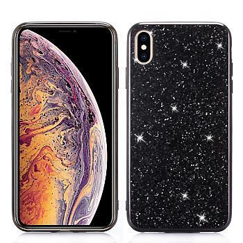 bild på Glittrigt Paljettskal för iPhone XS Max - Svart