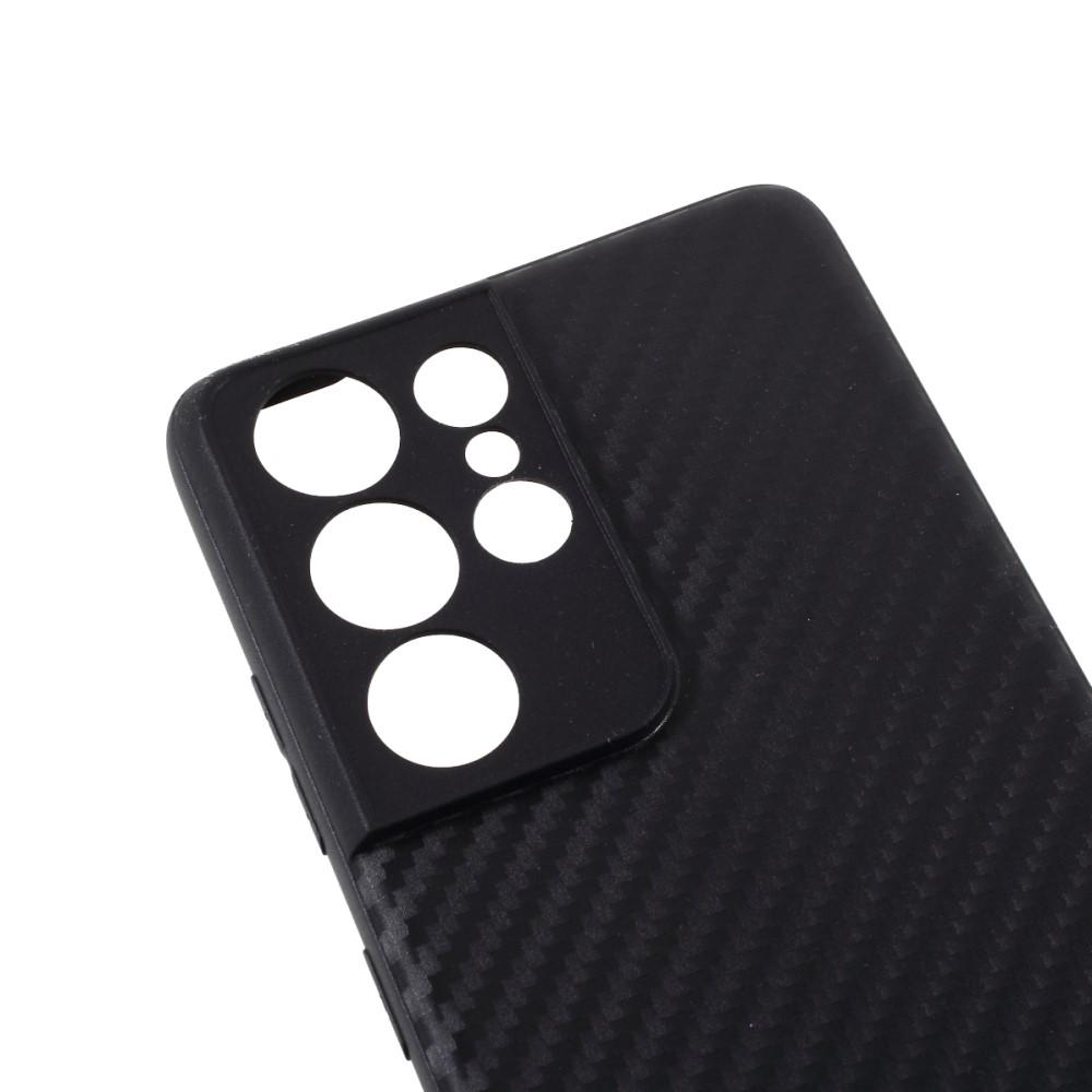 Billede af Samsung Galaxy S21 Ultra 5G kulstof fiber TPU cover