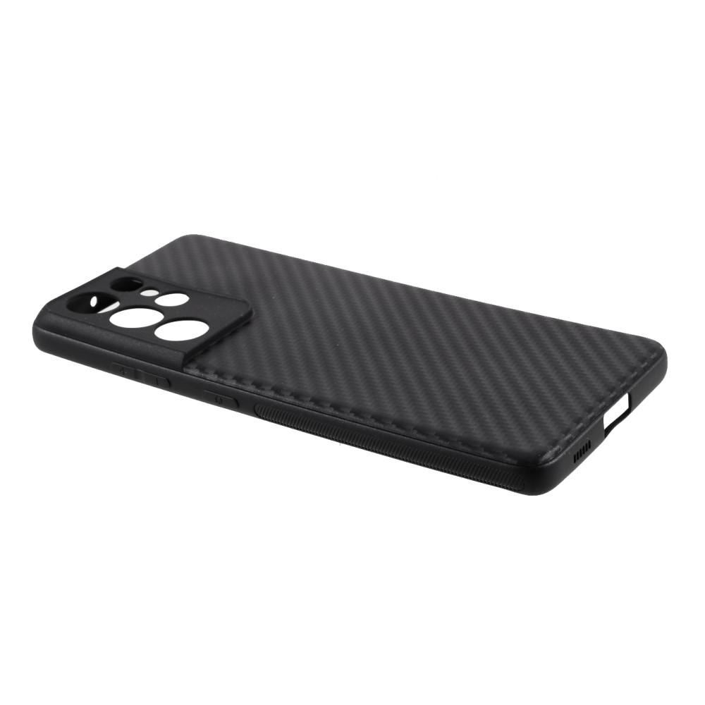 Billede af Samsung Galaxy S21 Ultra 5G kulstof fiber TPU cover