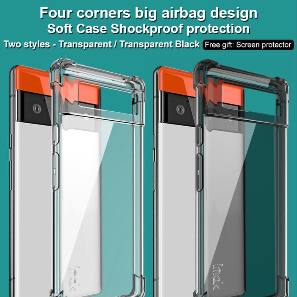 Bild på IMAK Fulltäckande Flexibelt TPU Skal + Skärmskydd för Google Pixel 6 - Transparent