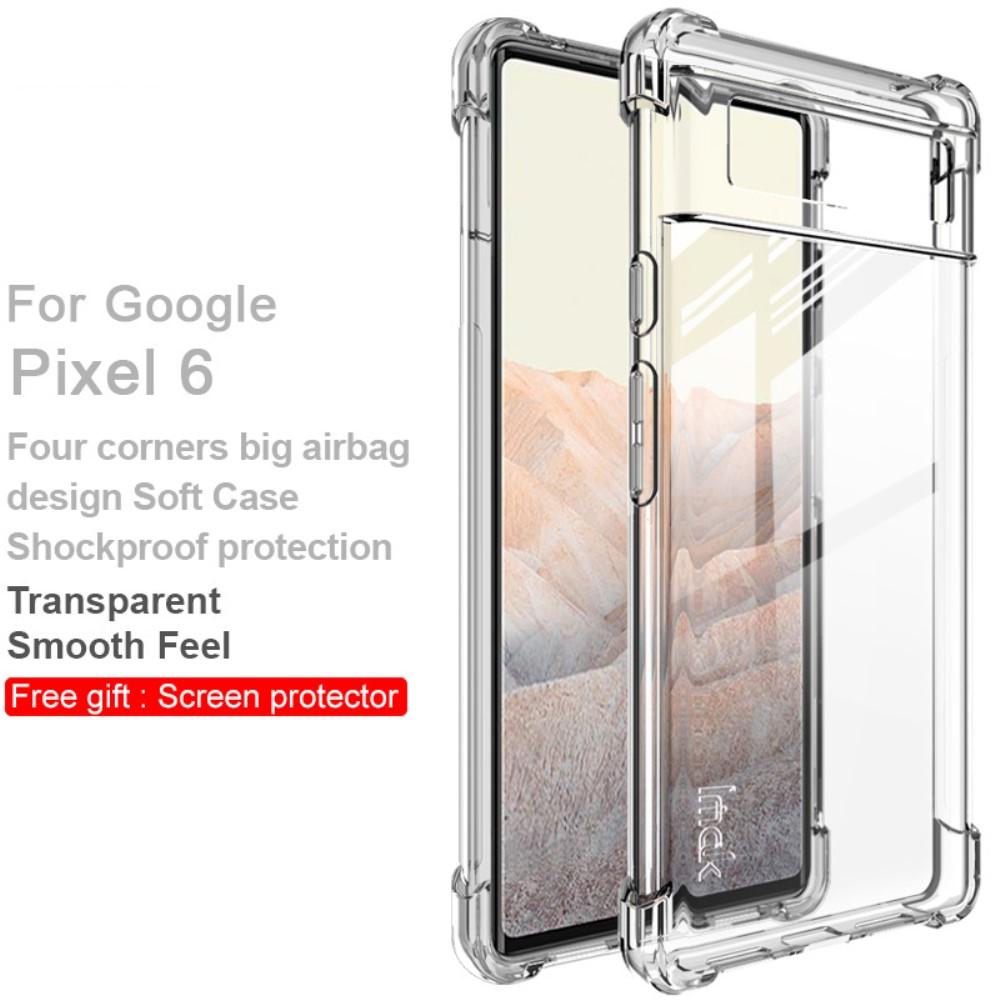 Bild på IMAK Fulltäckande Flexibelt TPU Skal + Skärmskydd för Google Pixel 6 - Transparent