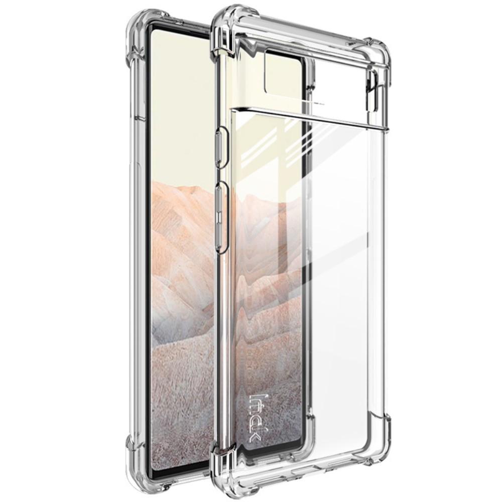 Bild på IMAK Fulltäckande Flexibelt TPU Skal + Skärmskydd för Google Pixel 6 - Transparent