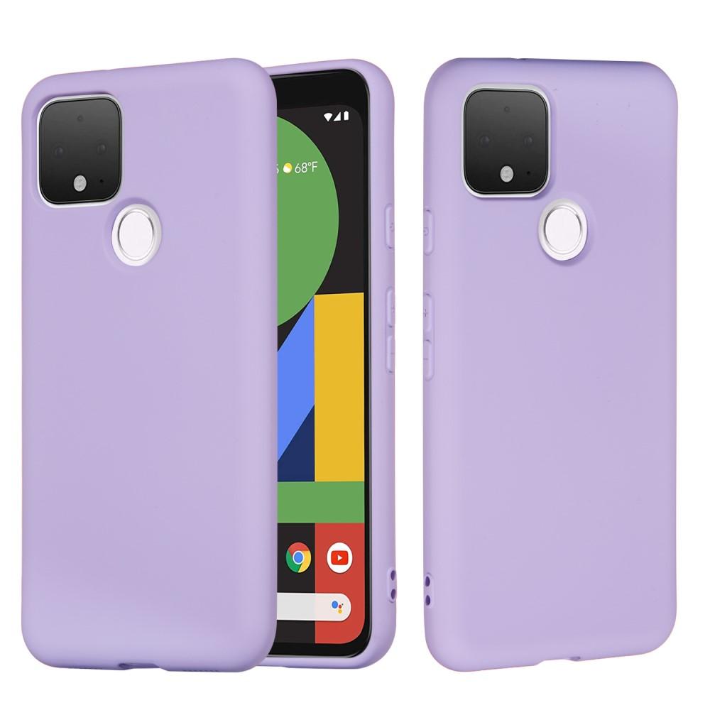 Bild på Google Pixel 4a  Stötdämpande Silikonskal - Lila