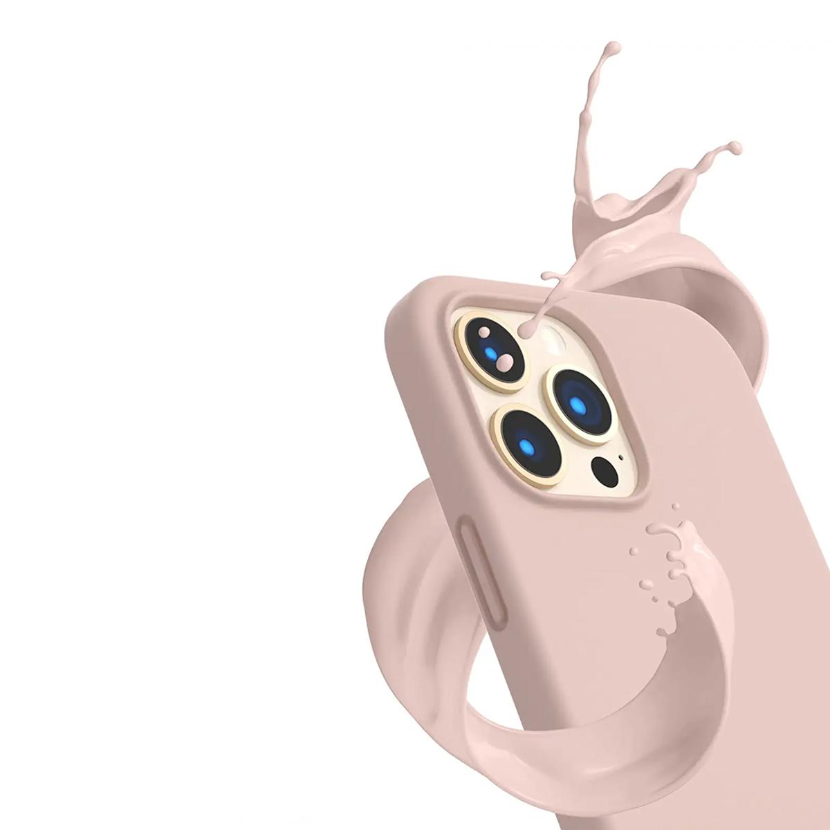 Kuva:  iPhone 12/12 Pro Rvelon-silikonkuori - Beige