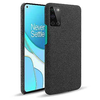 bild på Tygklädd Hård Plast Skal till OnePlus 8T - Svart