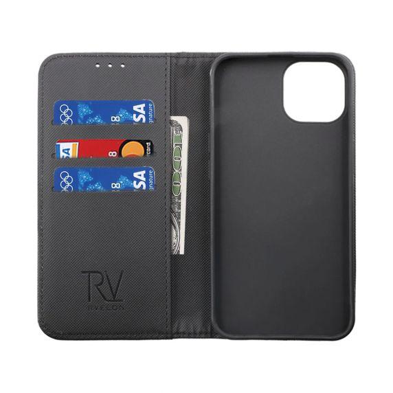 bild på iPhone 14 Wallet Case Extra Card Rvelon - Black