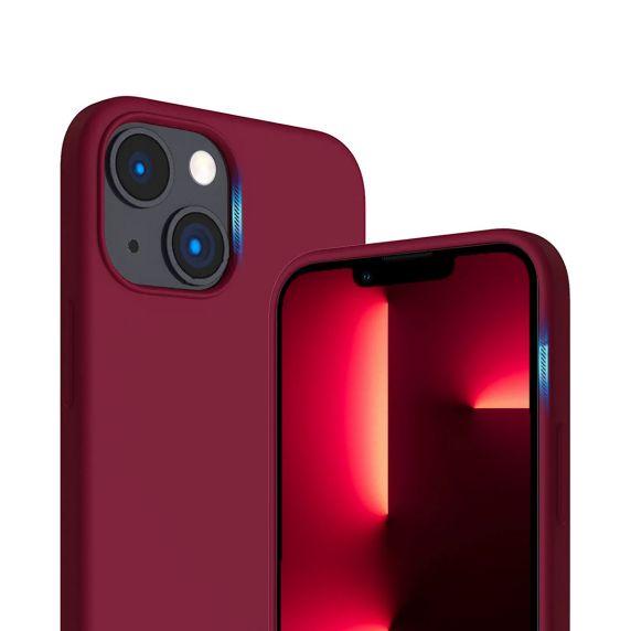 bild på iPhone 14 Silicone Case MagSafe Rvelon - Red