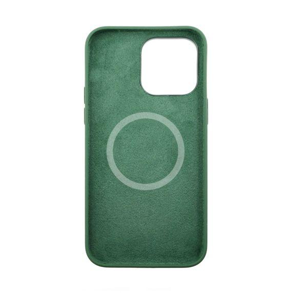 bild på iPhone 14 Pro Silicone Case MagSafe Rvelon - Green
