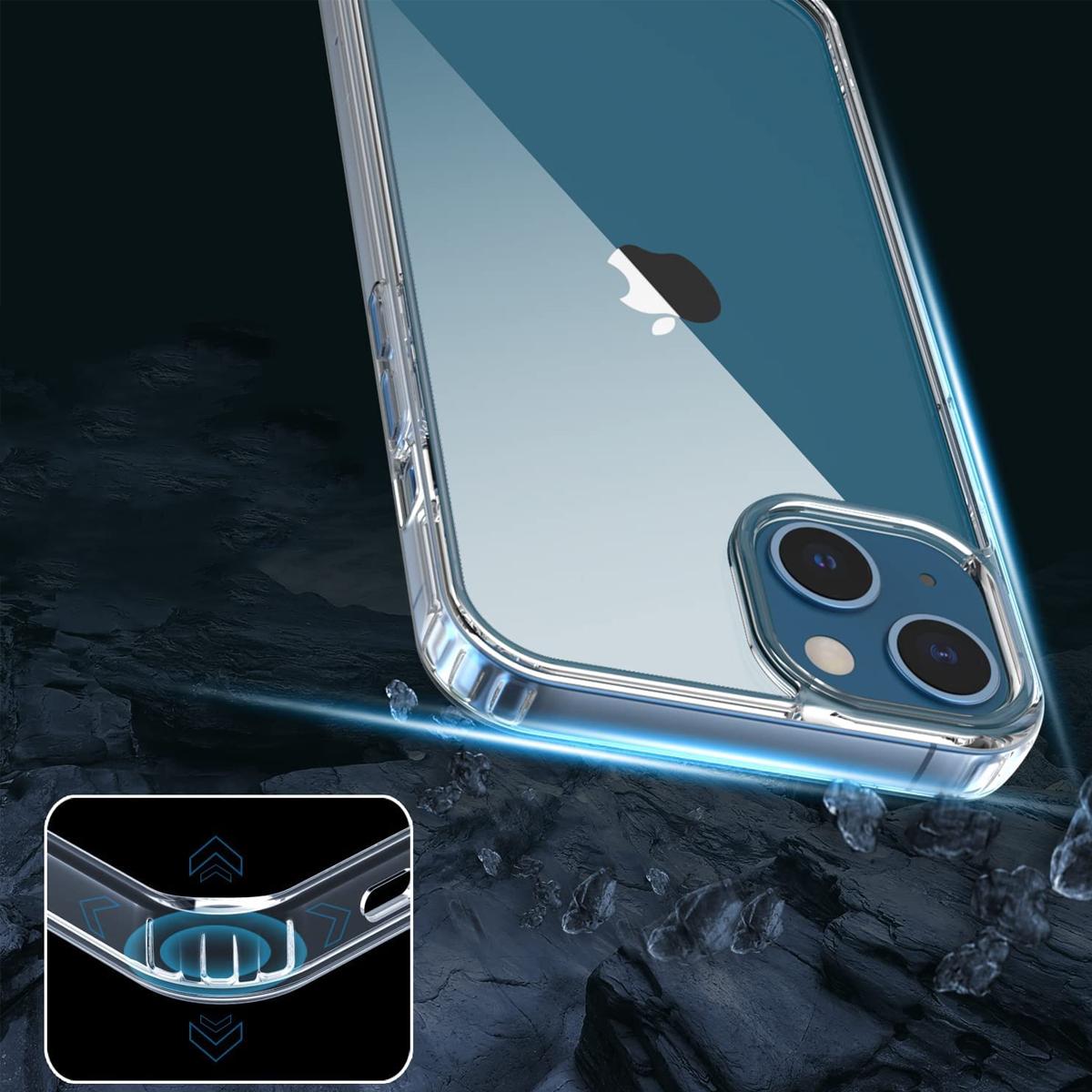 Billede af iPhone 13 cover stødsikkert Rvelon - gennemsigtigt