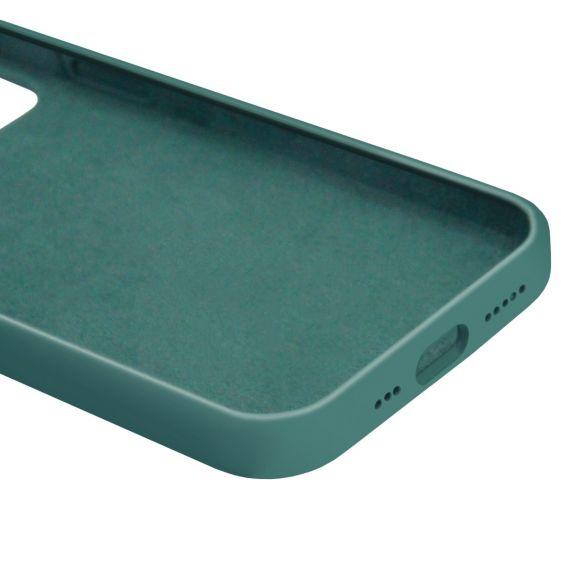 bild på Apple iPhone 12 / 12 Pro Soft Silicone Case Green High Quality