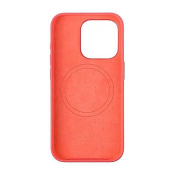bild på iPhone 15 Pro Silikonskal Rvelon MagSafe - Röd