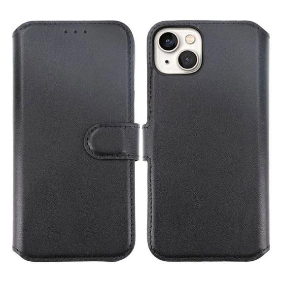 Billede af iPhone 15 Pungeui Læder Rvelon - Sort