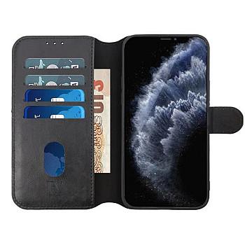 bild på iPhone 12/12 Pro Plånboksfodral Magnet Rvelon - Svart
