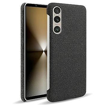 bild på Sony Xperia 1 VI Tyg+PC Skyddsfodral - Svart