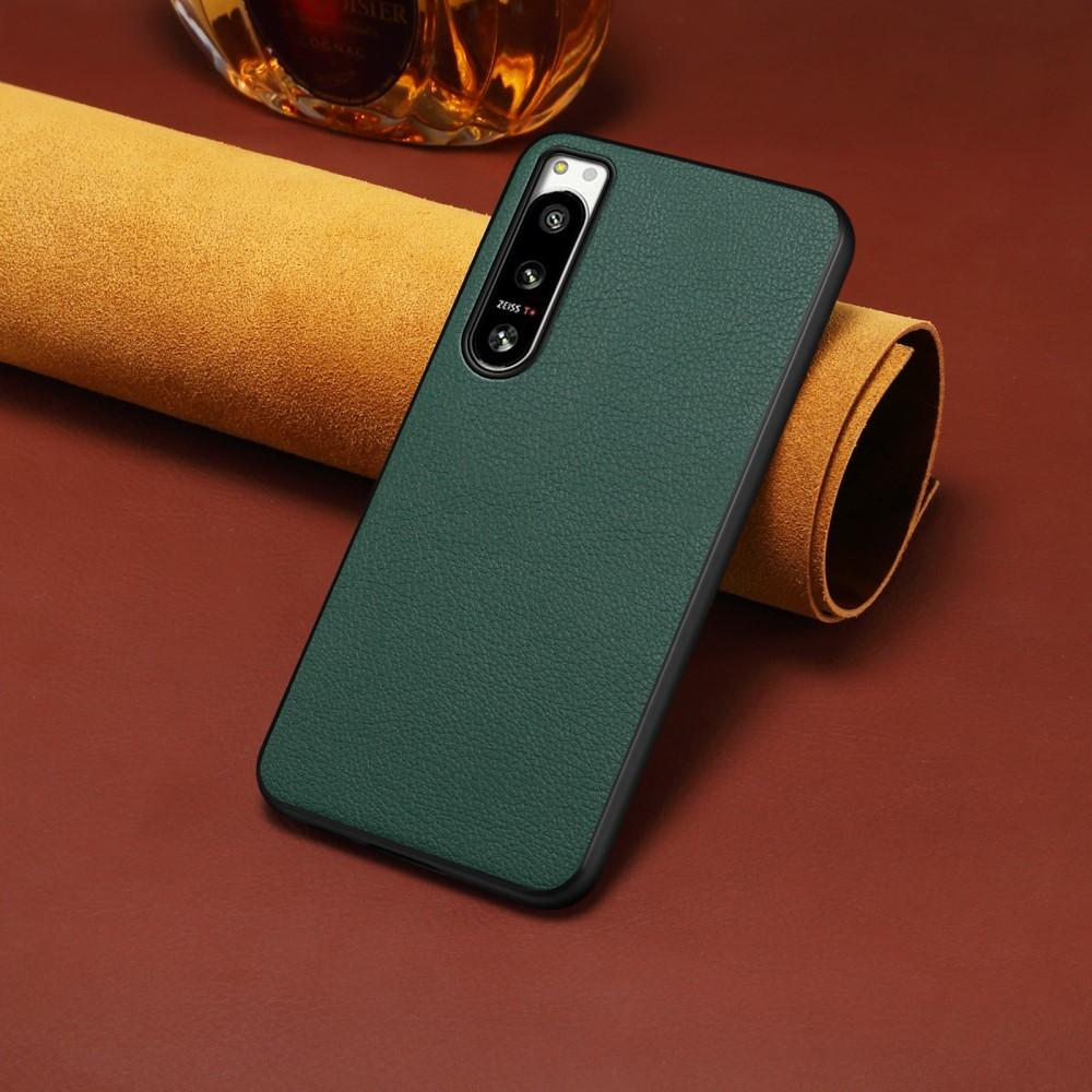 Bild på Sony Xperia 5 IV 5G Kalvskinnsskal - Grön
