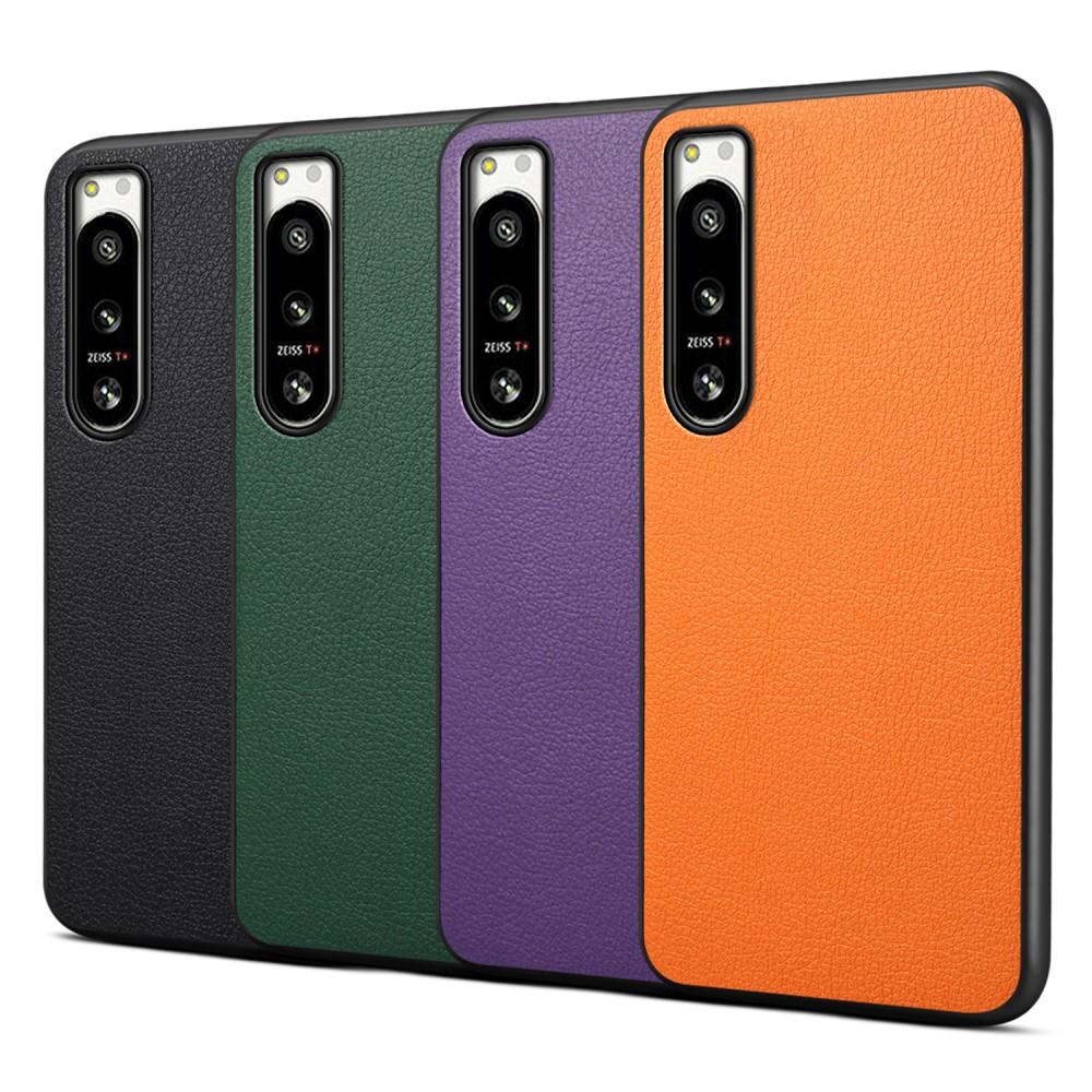 Bild på Sony Xperia 5 IV 5G Kalvskinnsskal - Grön