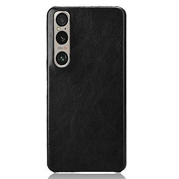 bild på Sony Xperia 1 VI Fodral PU-Läder & Hård PC - Svart
