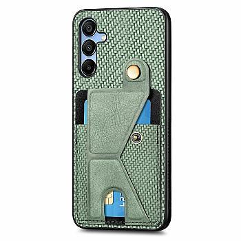 bild på Samsung Galaxy A16 5G/4G K-ställ Läderfodral - Grön