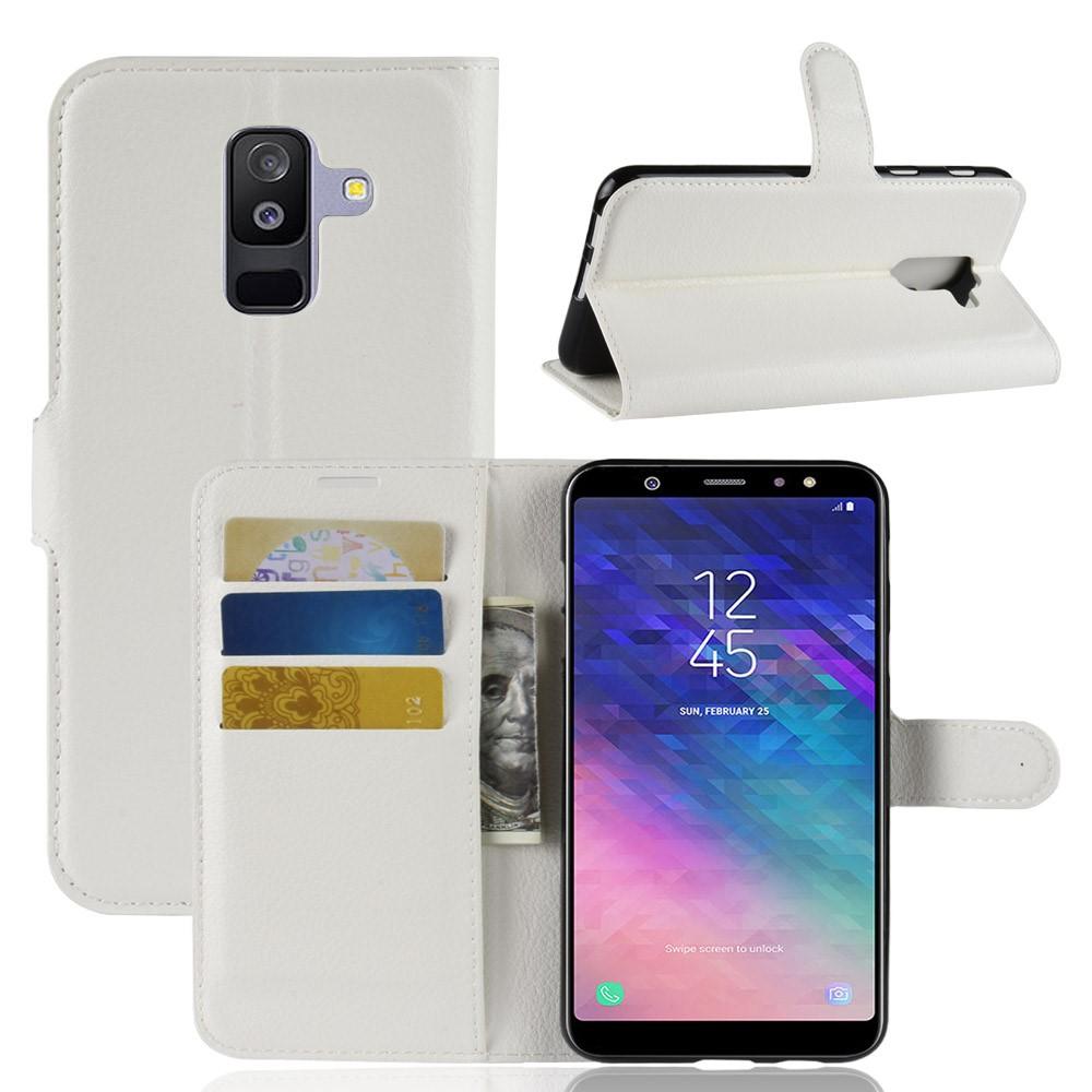 Bild på Litchiskinn PU-läder Plånboksfodral till Samsung A6+