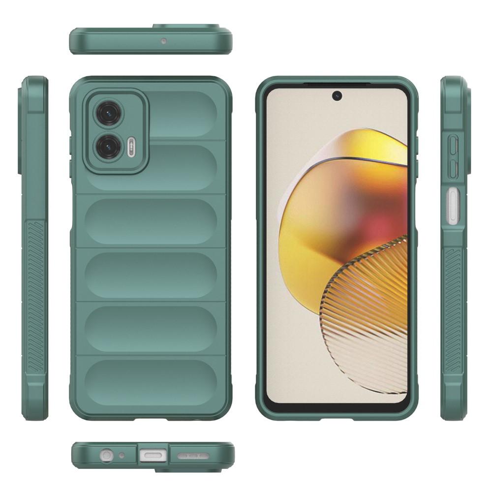 Bild på Motorola Moto G73 5G Stöttåligt TPU-Skal - Grön