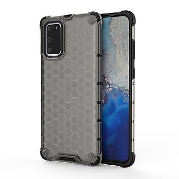 bild på Stötdämpande skal med bikakemönster för Galaxy S20 Plus - Grå