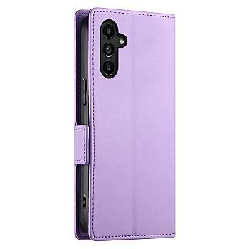 bild på Ställfodral i Läder för Samsung Galaxy A14 - Lila