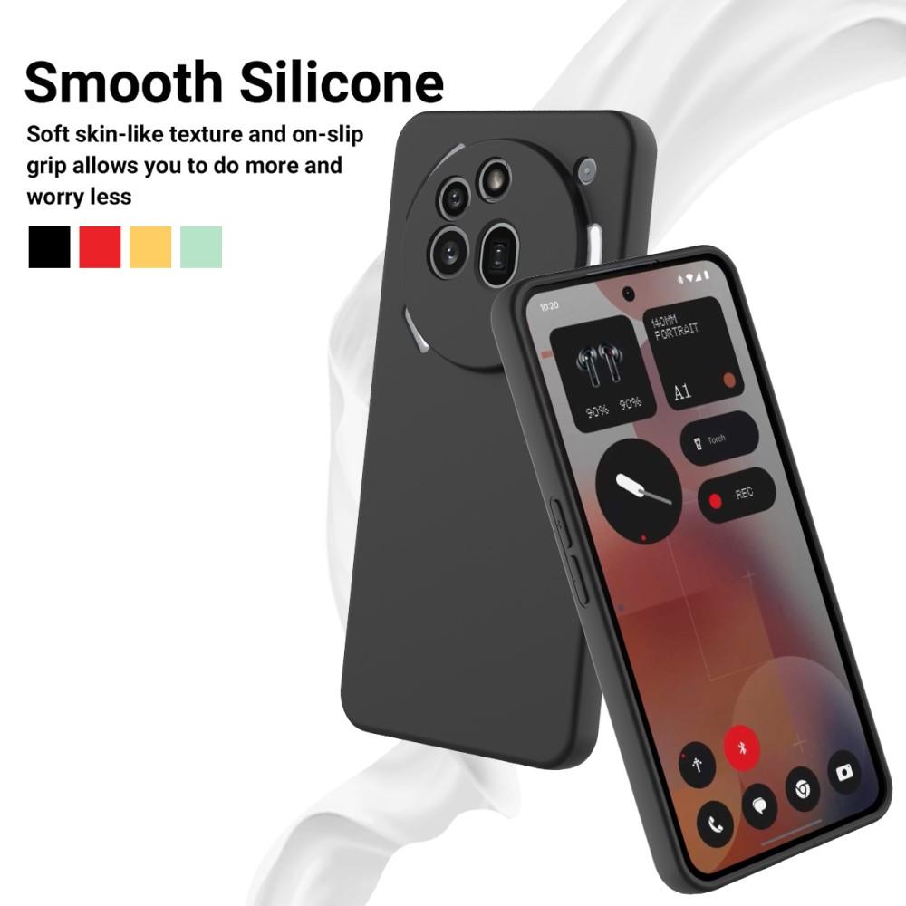 Bild på Nothing Phone (3a) Pro Flytande Silikonskal - Svart
