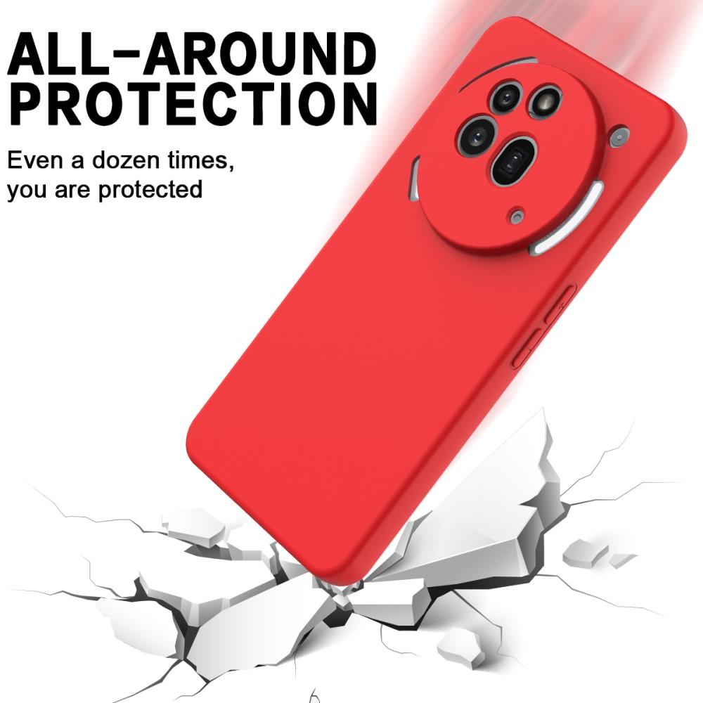 Bild på Nothing Phone (3a) Pro Silikonfodral med Handrem - Röd