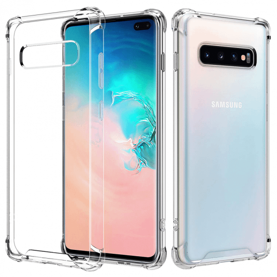 Bild på Stöttåligt Skal Samsung Galaxy S10 Plus - Transparent