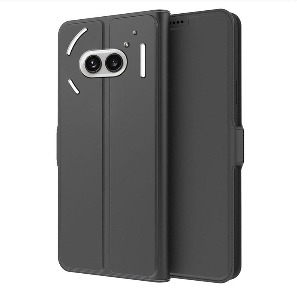Bild på Nothing Phones (2a) Plus Fodral Vikbart Ställ PU - Svart