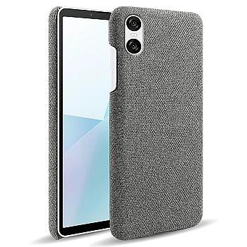 bild på Sony Xperia 10 VI Skal Anti-Rep Tyg+PC - Grå