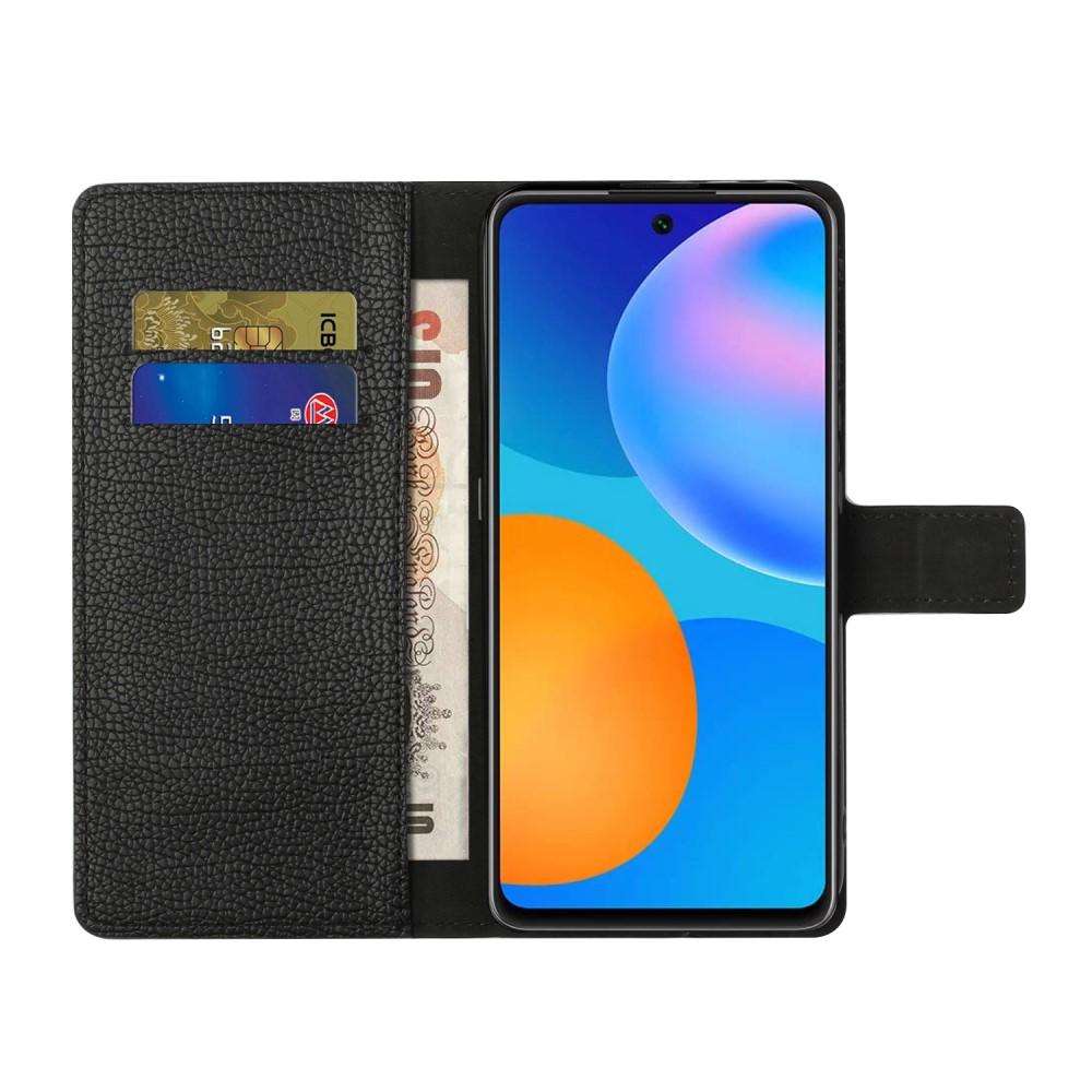 Bild på Litchiliknande Läderfodral OnePlus 9 Pro - Svart