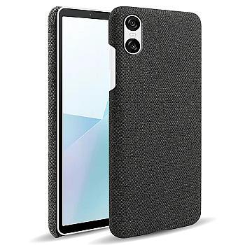 bild på Sony Xperia 10 VI Skal i Tyg+PC, Svart