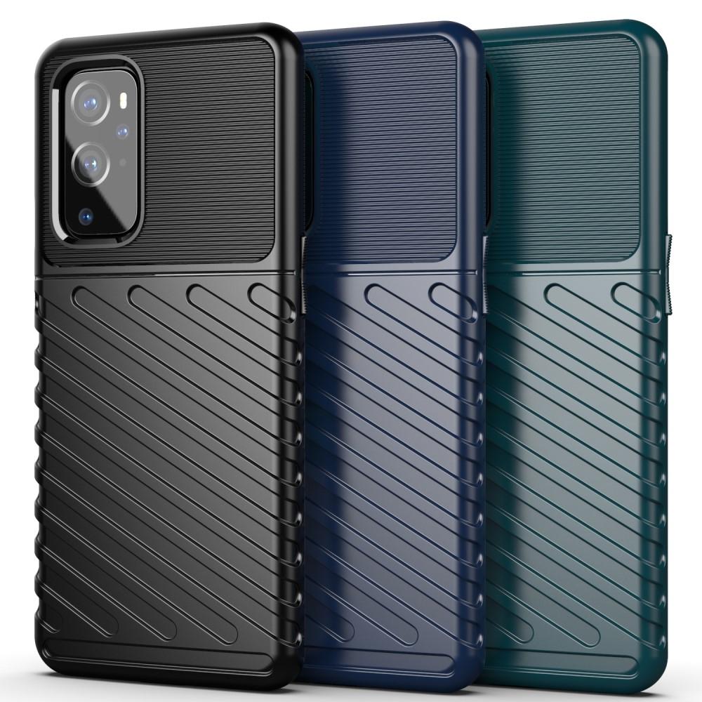 Bild på Åskserien Twill Textur TPU Skal för OnePlus 9 Pro - Svart