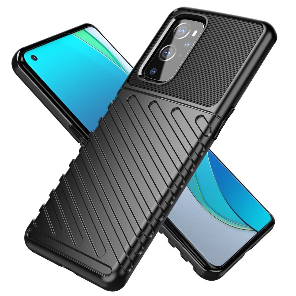 Bild på Åskserien Twill Textur TPU Skal för OnePlus 9 Pro - Svart