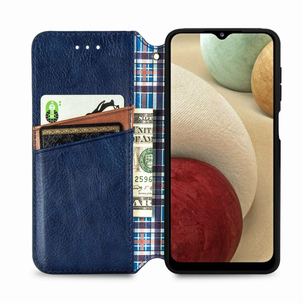 Bild på Samsung Galaxy A12 PU-läderfodral - Blå